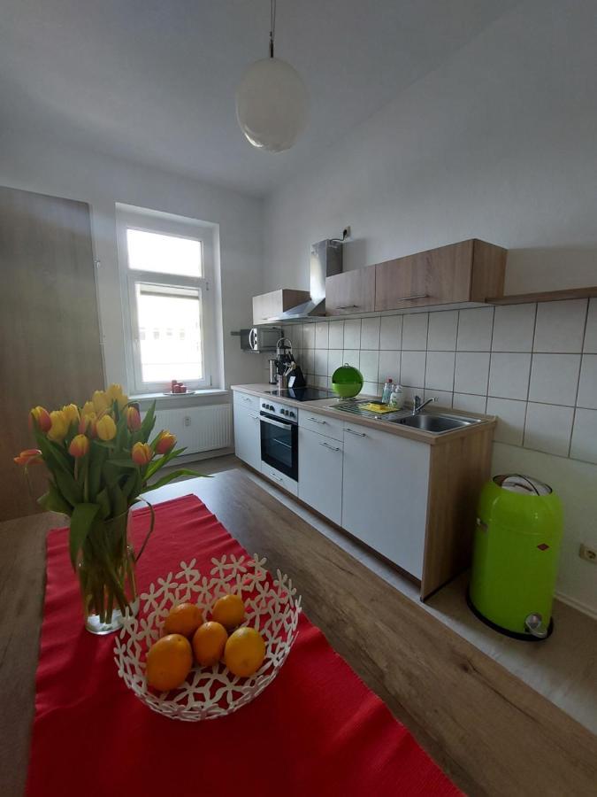 Schoene Zwei-Zimmer-Wohnung "W2" Mit 4 Einzelbetten Und Wlan In Zwenkau Bei Leipzig Im Neuseenland 外观 照片
